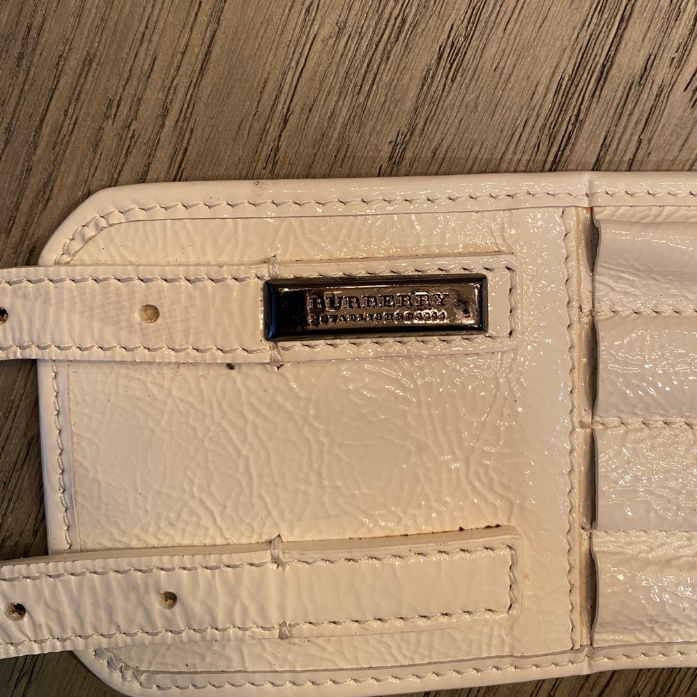 Burberry White Belt